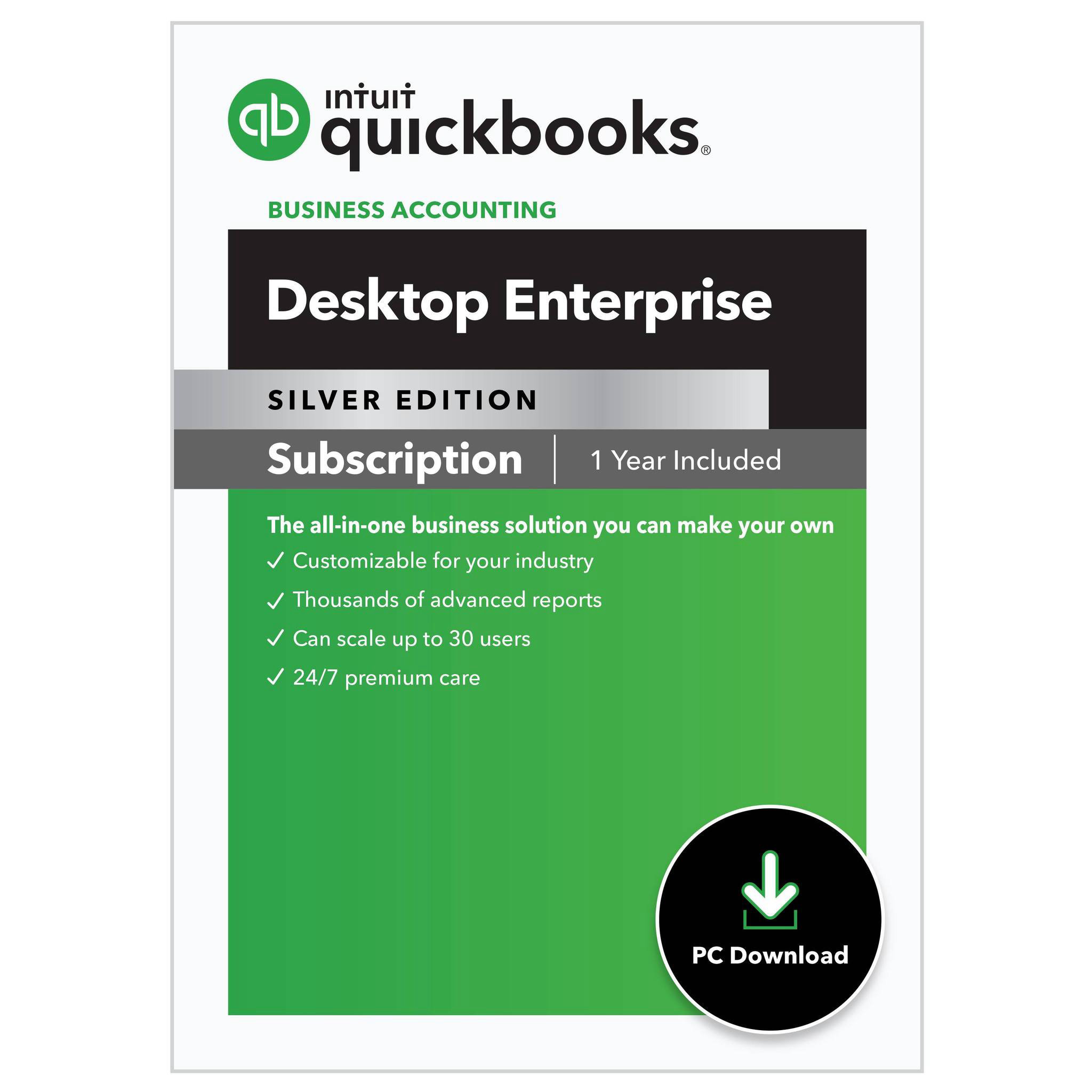Dr. Quick Books, Inc. QuickBooks software and laptop on a clean desk, representing discounted authorized reseller QuickBooks software in Seattle